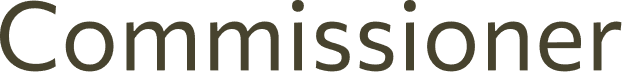 Commissioner font