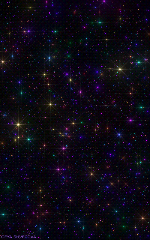 Animated starry texture from the experience